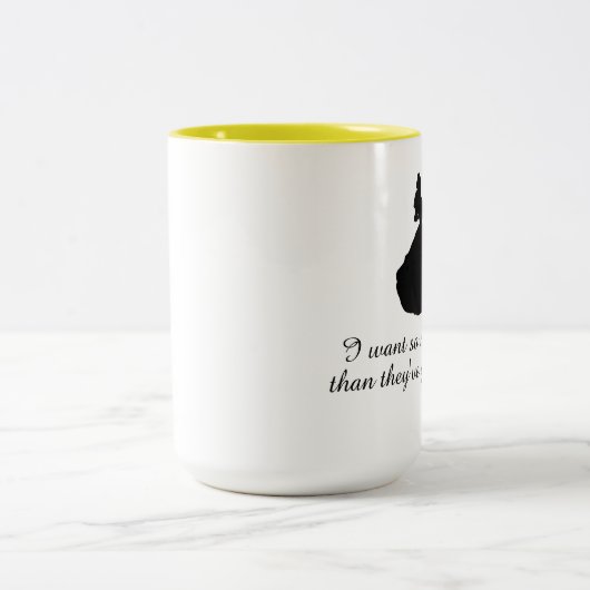 Prinzessin Mug Zweifarbige Tasse (Mittel)