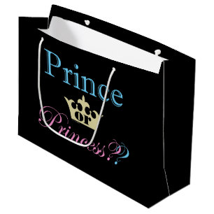 Prinzessin oder Prinzessin? Große Geschenktüte