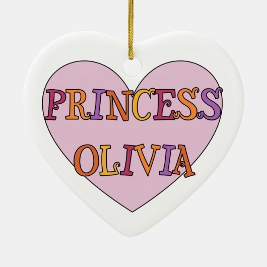 Prinzessin Olivia Ornament (Hinten)