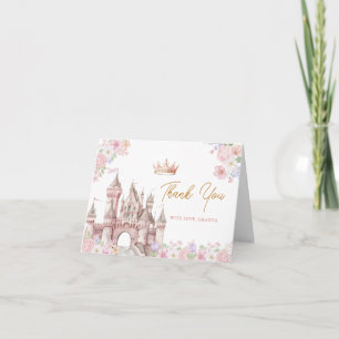 Prinzessin ONE-CE Es war einmal Geburtstag Schloss Dankeskarte