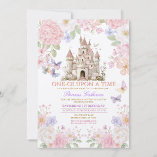 Prinzessin ONE-CE Es war einmal Geburtstag Schloss Einladung