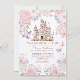 Prinzessin ONE-CE Es war einmal Geburtstag Schloss Einladung