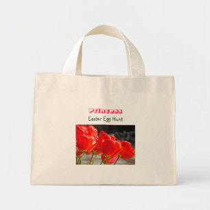 Prinzessin Ostereier-Suche Taschen Rosa Rote Tulpe