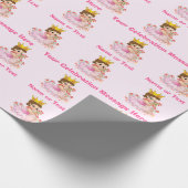 Prinzessin Packpapier, Ihre Gelegenheit und Name Geschenkpapier (Ecke)