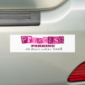 Prinzessin Parking Autoaufkleber (Auf Auto)