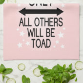 Prinzessin Parking Only Geschirrtuch (Gefaltet)