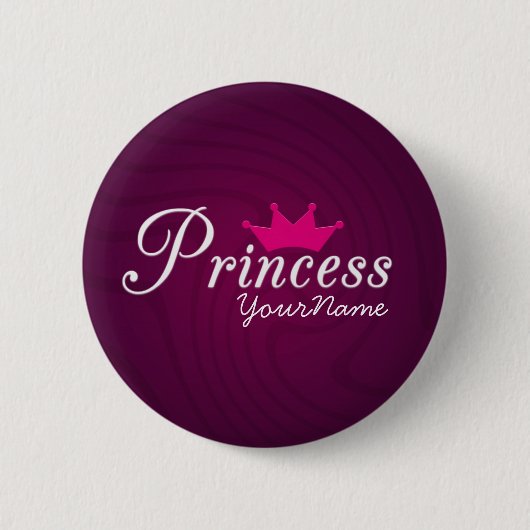 Prinzessin Party Button (Vorderseite)