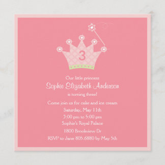 Prinzessin-Party Einladung
