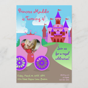 Prinzessin Party Foto Invitations Einladung