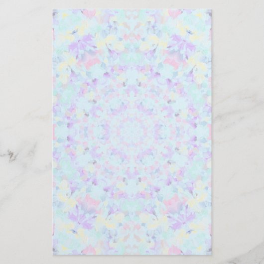 Prinzessin Pastel Mandala Briefpapier (Vorderseite)