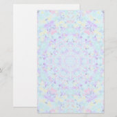 Prinzessin Pastel Mandala Briefpapier (Vorne/Hinten)