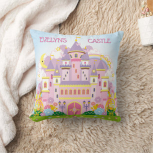 Prinzessin! Personalisiertes Burg-Kissen Kissen