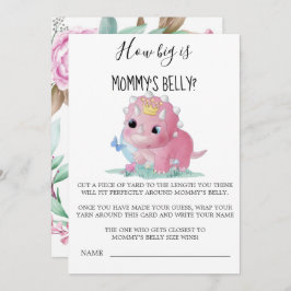 Prinzessin Pink Dinosaurier Wie groß ist Mama's Ba