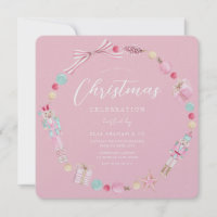 Prinzessin Pink Nussknacker Kranz Weihnachtsfeier 