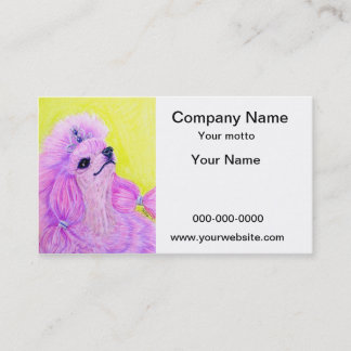 Prinzessin Poodle Visitenkarte