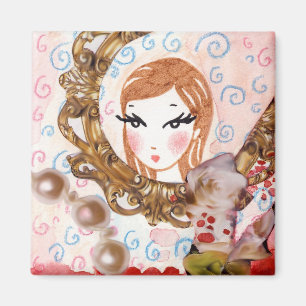 Prinzessin Portrait Magnet