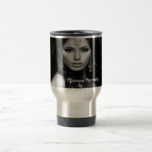 Prinzessin Portraits Oversized Mug (B/W) Reisebecher