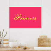 Prinzessin Poster (Küche)