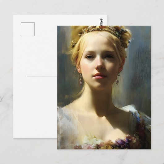 Prinzessin Postkarte (Vorne/Hinten)