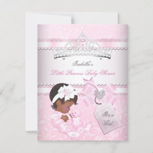 Prinzessin Pretty Baby Shower Süße Mädchen Tiara E Einladung