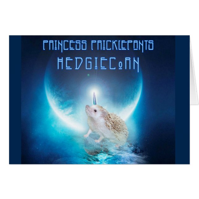 Prinzessin Pricklepants HedgiCorn (Vorderseite (Horizontal))