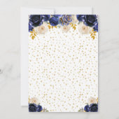 Prinzessin Quinceañera Einladung (Rückseite)