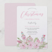Prinzessin Rosa Blumen Nussknacker Weihnachtsfeier