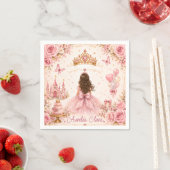 Prinzessin Rosa Geburtstag Serviette (Beispiel)