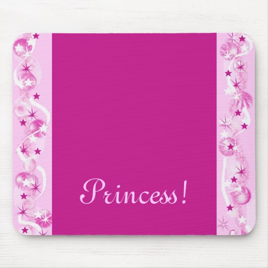 Prinzessin! Rosa Mousepad Fantasie (Vorne)