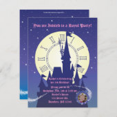 Prinzessin Royal Birthday Party Einladung (Vorne/Hinten)