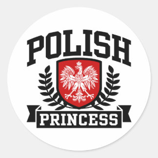 Prinzessin Runder Aufkleber