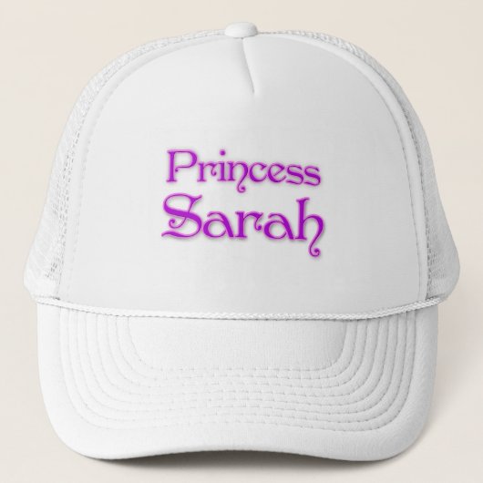 Prinzessin Sarah Truckerkappe (Vorderseite)