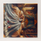 Prinzessin Schlafen in den Königlichen Burgkammern Puzzle (Horizontal)