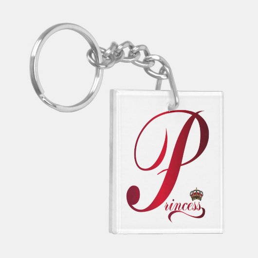 Prinzessin Schlüsselanhänger (Vorderseite links)