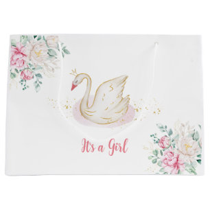 Prinzessin Schwan Baby Shower Große Geschenktüte
