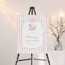 Prinzessin Schwan Mädchen Baby Shower Willkommenss