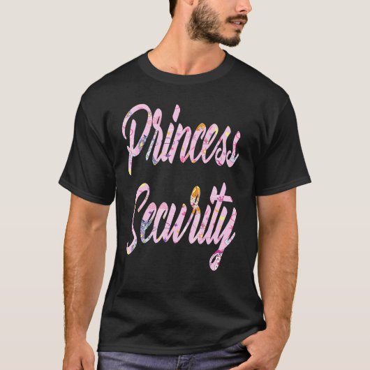 Prinzessin Security Big Brother Ankündigung Einhor T-Shirt (Vorderseite)