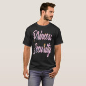 Prinzessin Security Big Brother Ankündigung Einhor T-Shirt (Vorne ganz)
