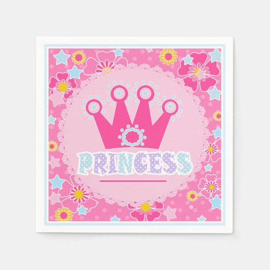Prinzessin. Serviette (Vorderseite)