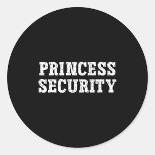Prinzessin Sicherheit passend Jungen Papa Mama Vin Runder Aufkleber