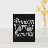 Prinzessin Sicherheit Witziger grafischer Hallowee Karte (Gelbe Blume)