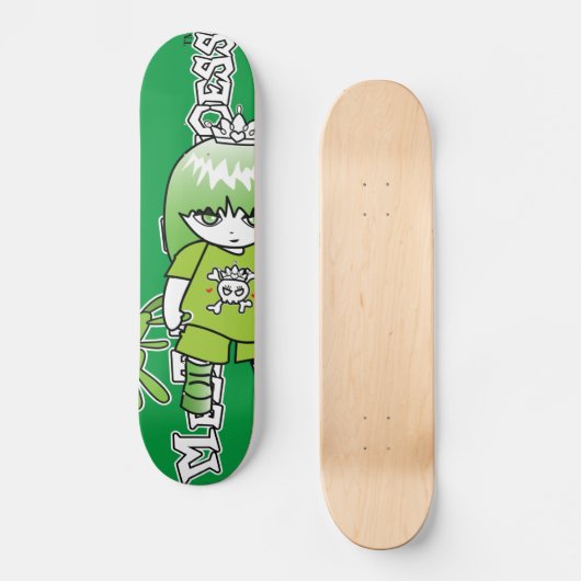 Prinzessin Skateboard (Vorderseite)