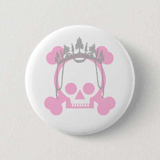 Prinzessin Skull Button (Vorderseite)