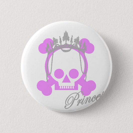 Prinzessin Skull Button (Vorderseite)