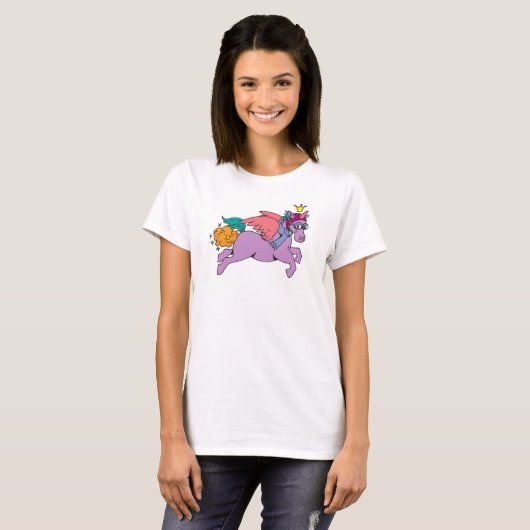 Prinzessin SparkleFarts T-shirt mit Website (Vorne ganz)