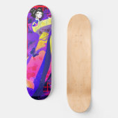 Prinzessin spielt mit Schmetterling. Skateboard (Vorderseite)