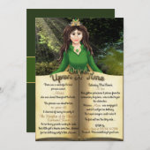 Prinzessin Storybook Einladungen zum Geburtstag (Vorne/Hinten)