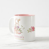 Prinzessin Swan Geburtstag Zwei-Tonen-Kaffee Zweifarbige Tasse (Vorderseite Links)