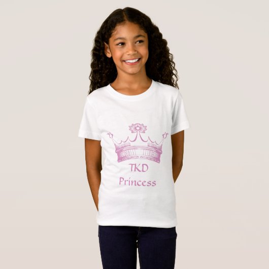 Prinzessin T-Shirt der Kriegskunst-TKD (Vorne ganz)