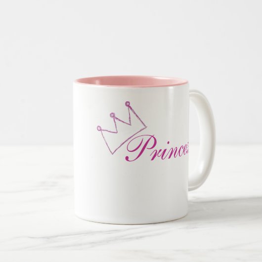 Prinzessin-Tasse Zweifarbige Tasse (VorderseiteRechts)